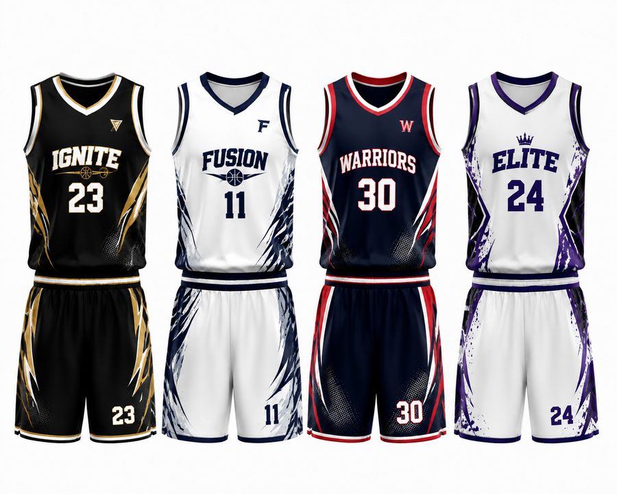 Sublimated Reversible Basketball Uniforms