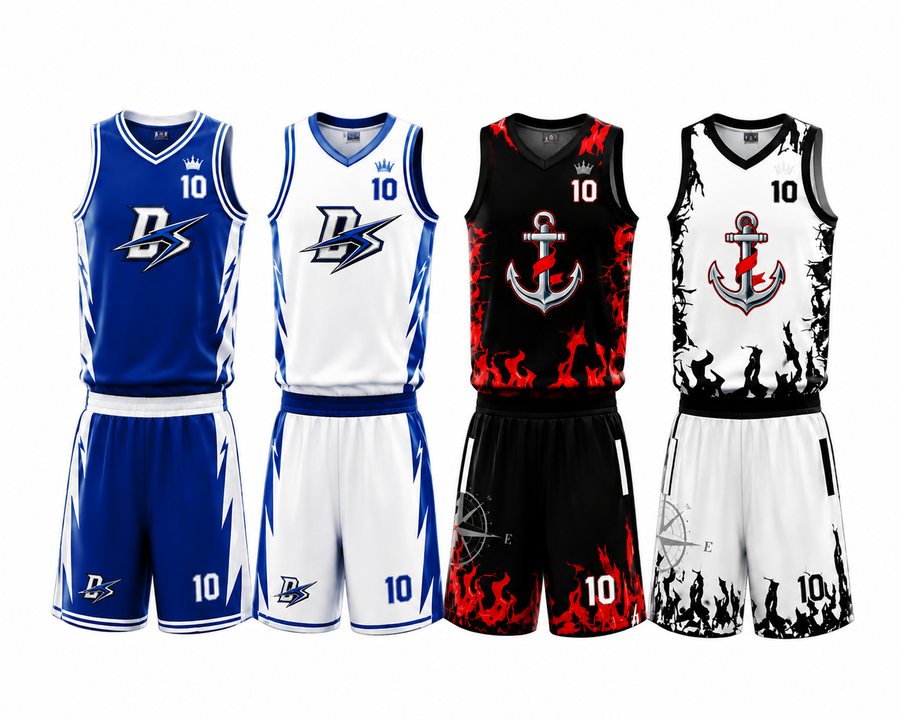 Custom Sublimated Basketball Uniforms