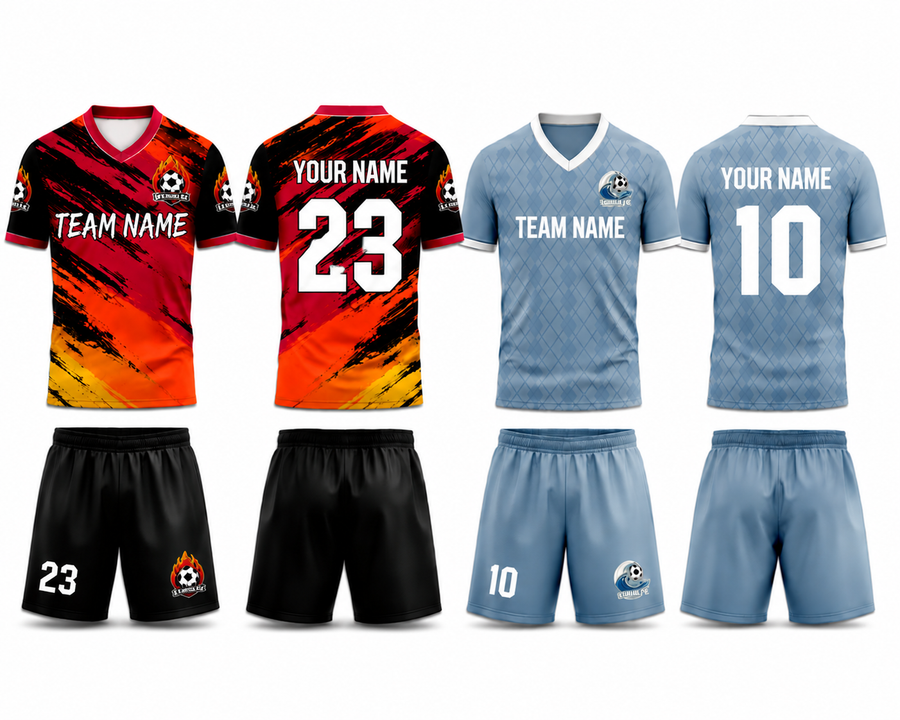 Custom Printed Soccer uniforms